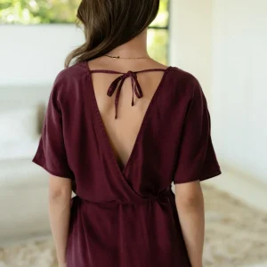 Wickelkleid Tilda mit Rückenausschnitt