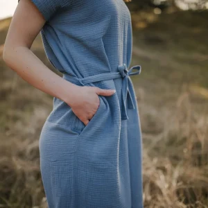 Musselin Kleid Elin